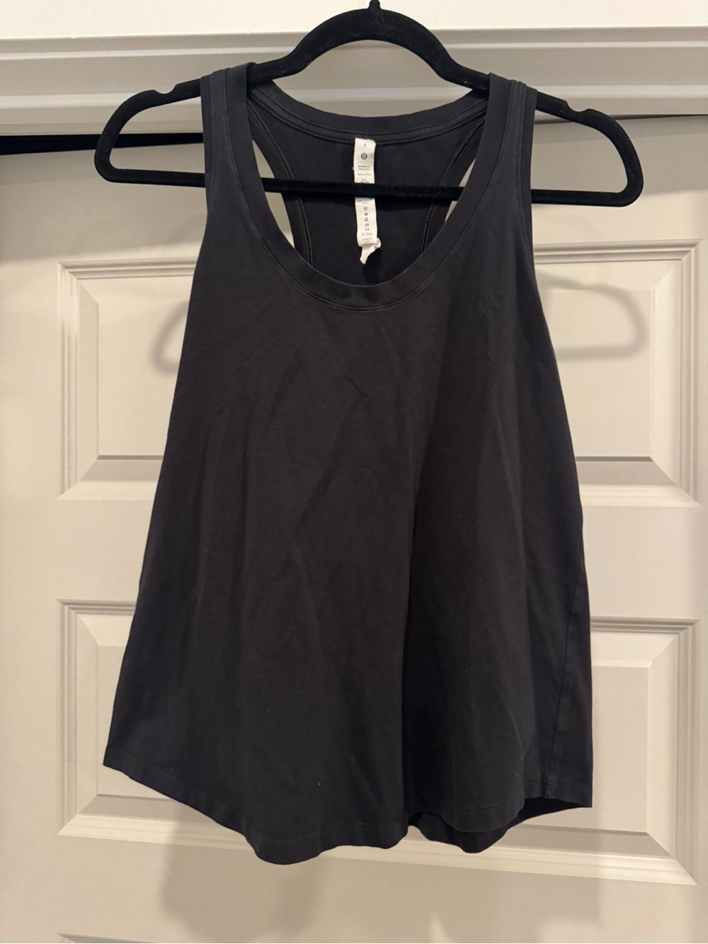 lululemon athletica Black Racerback Tank Top